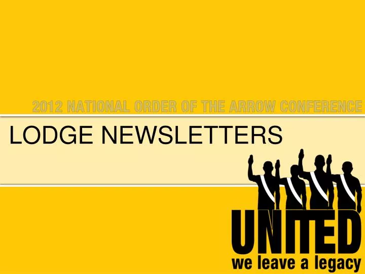 lodge newsletters