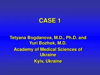 CASE 1