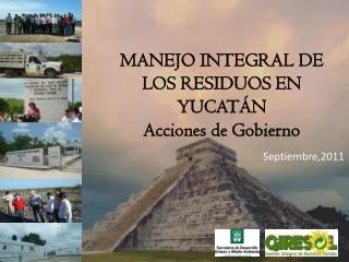 manejo integral de los residuos en yucat n acciones de gobierno