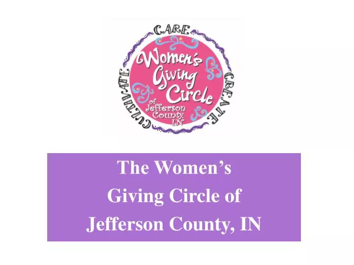 the women s giving circle of jefferson county in