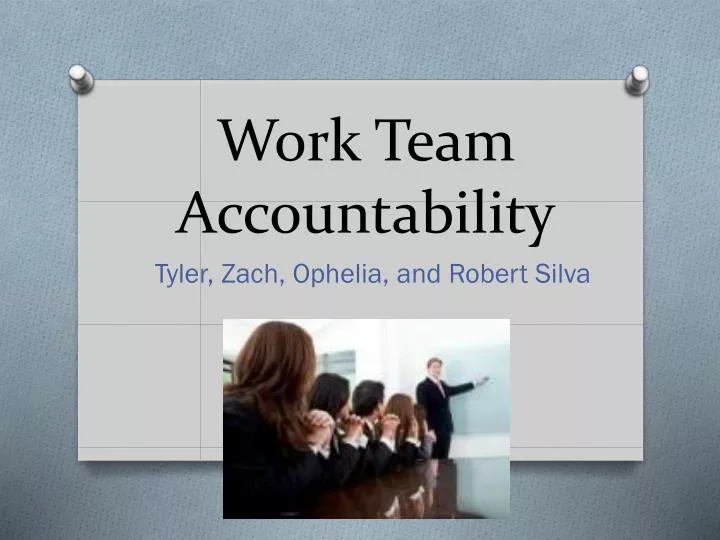work team accountability