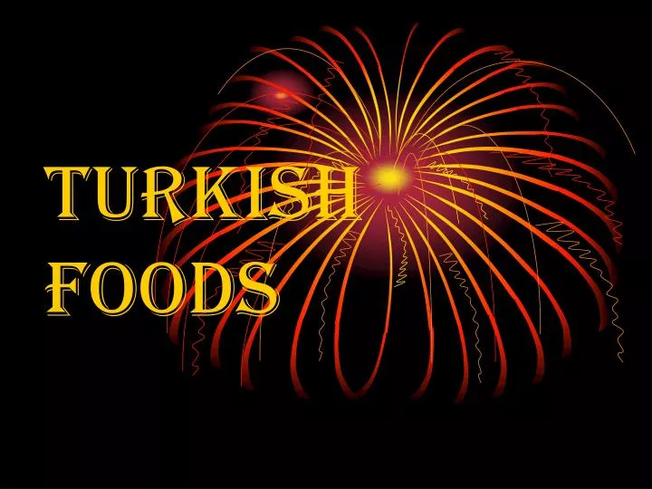turkish foods