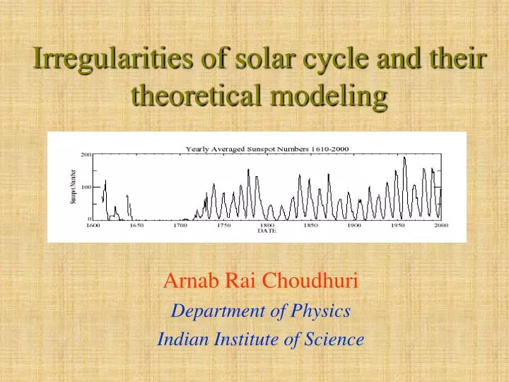 irregularities of solar cycle and their theoretical modeling