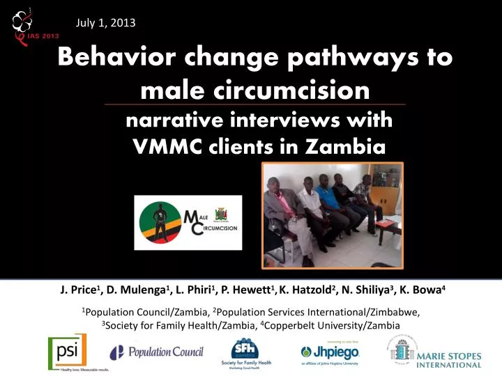behavior change pathways to male circumcision