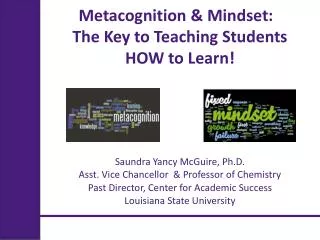 Metacognition &amp; Mindset: The Key to Teaching Students HOW to Learn!