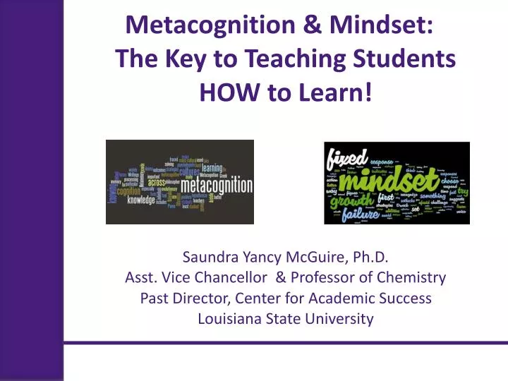 metacognition mindset the key to teaching students how to learn