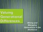 Valuing Generational Differences - slide 1