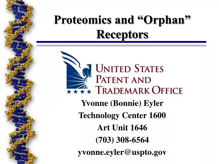 proteomics and orphan receptors