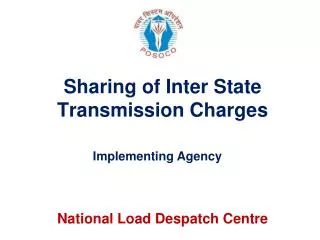 Sharing of Inter State Transmission Charges