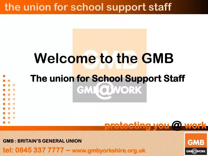 welcome to the gmb