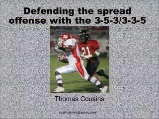 Defending the spread offense with the 3-5-3/3-3-5