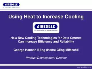 Using Heat to Increase Cooling