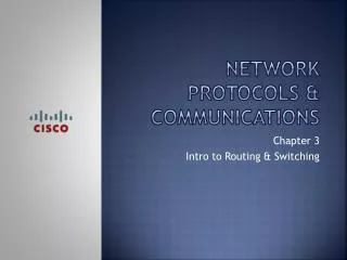 Network protocols &amp; communications
