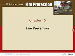 Chapter 10 Fire Prevention