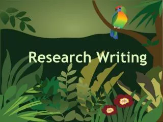 Research Writing