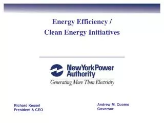 Energy Efficiency / Clean Energy Initiatives