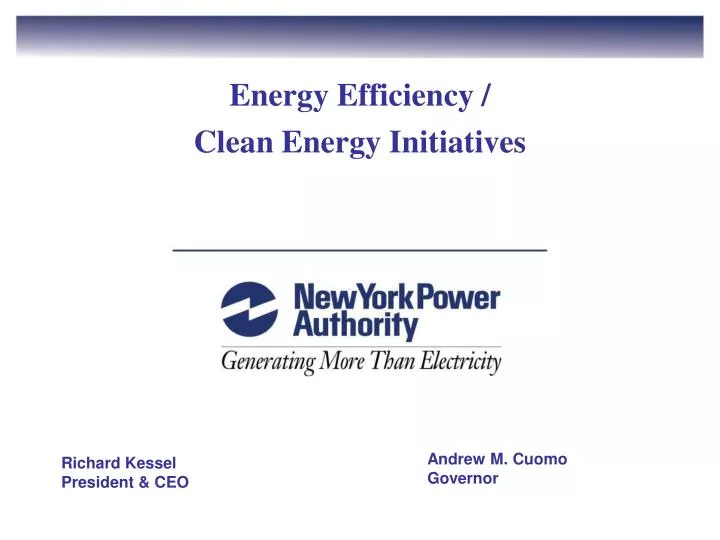 energy efficiency clean energy initiatives