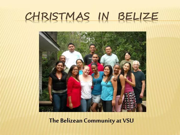 christmas in belize