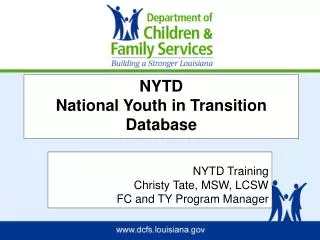 NYTD National Youth in Transition Database