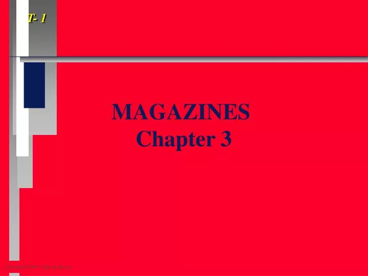 magazines chapter 3