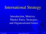 International Strategy - slide 1