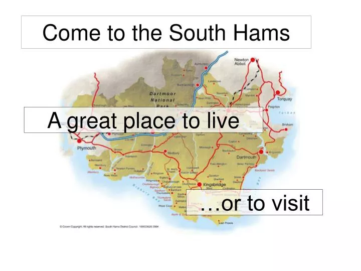 come to the south hams