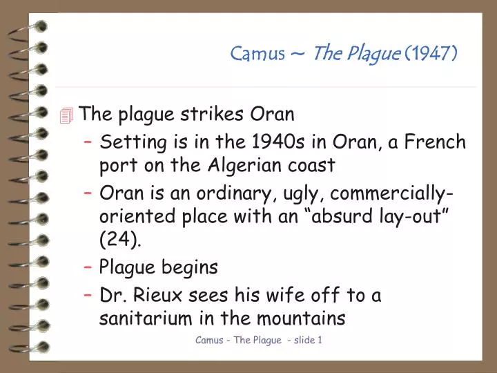 camus the plague 1947