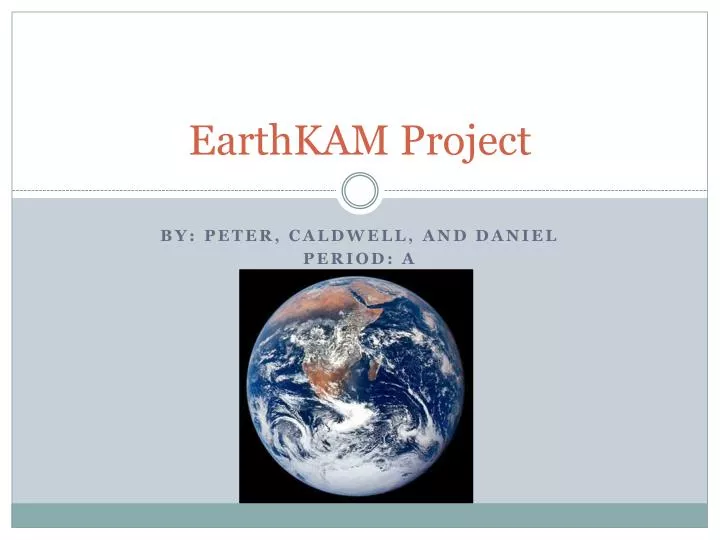 earthkam project