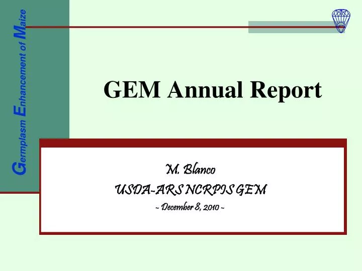 gem annual report