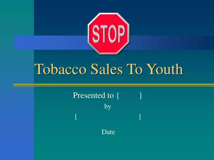 tobacco sales to youth