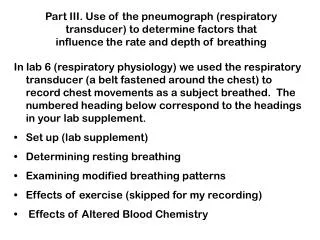 2) Normal Breathing