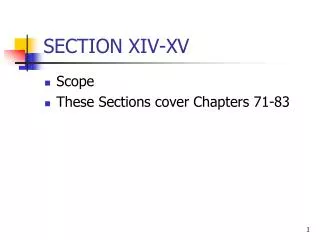 SECTION XIV-XV