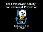 Child Passenger Safety and Occupant Protection - slide 1