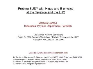 Probing SUSY with Higgs and B physics at the Tevatron and the LHC
