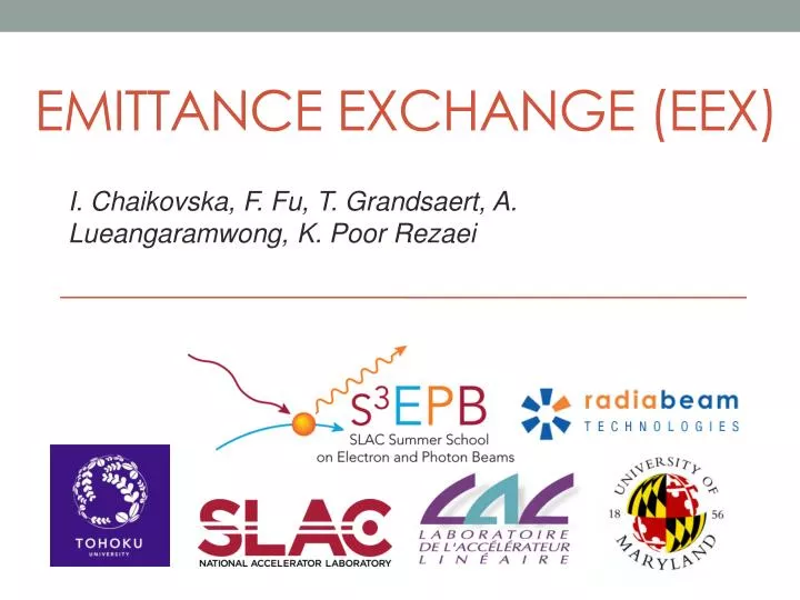 emittance exchange eex