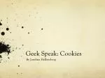Geek Speak: Cookies
