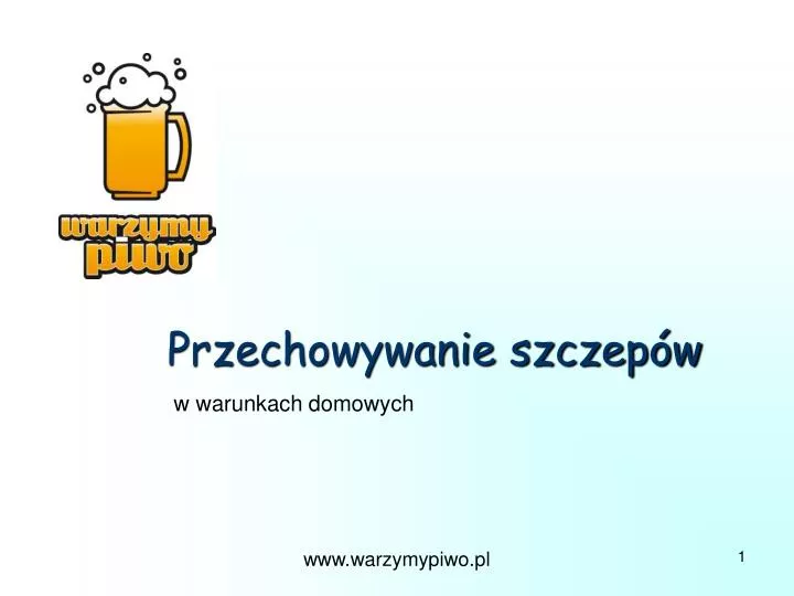 przechowywanie szczep w