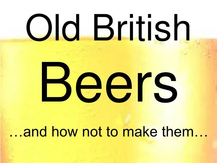 old british beers