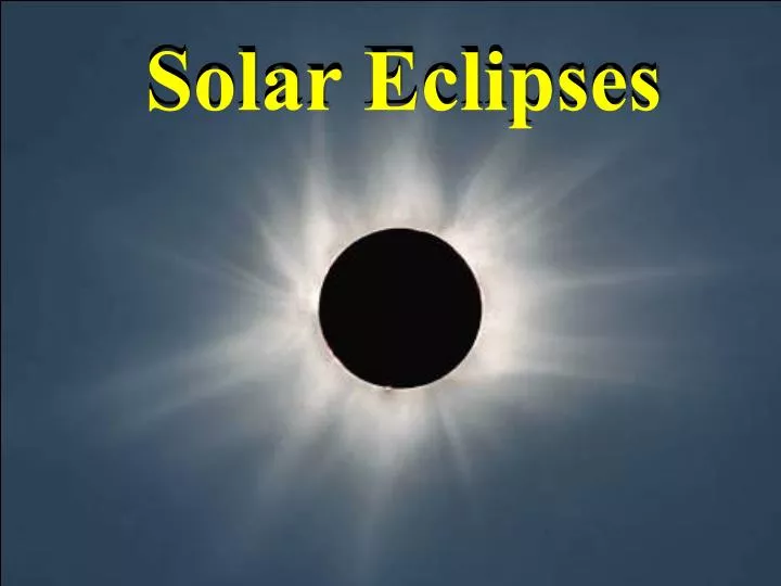 solar eclipses