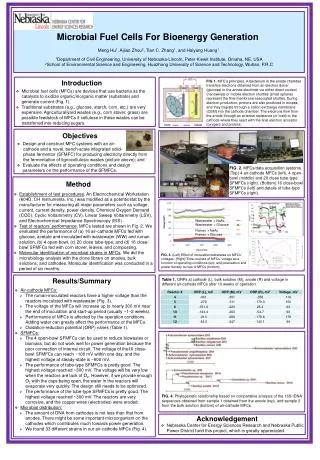 Microbial Fuel Cells For Bioenergy Generation