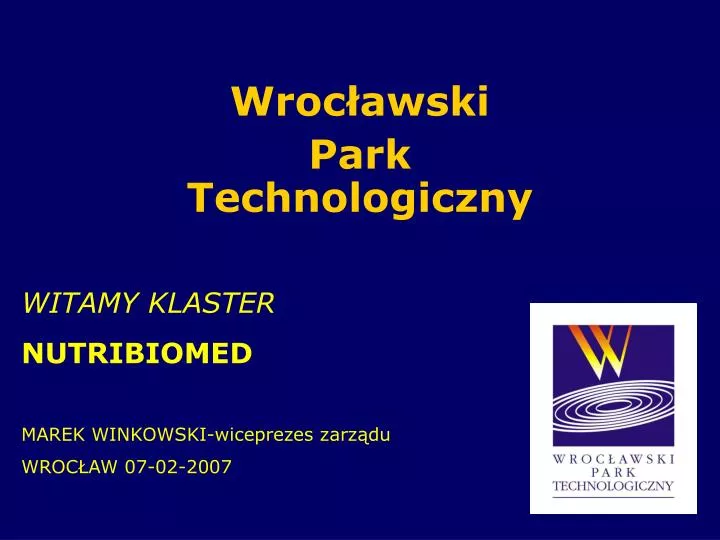 wroc awski park technologiczny