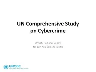 UN Comprehensive Study on Cybercrime