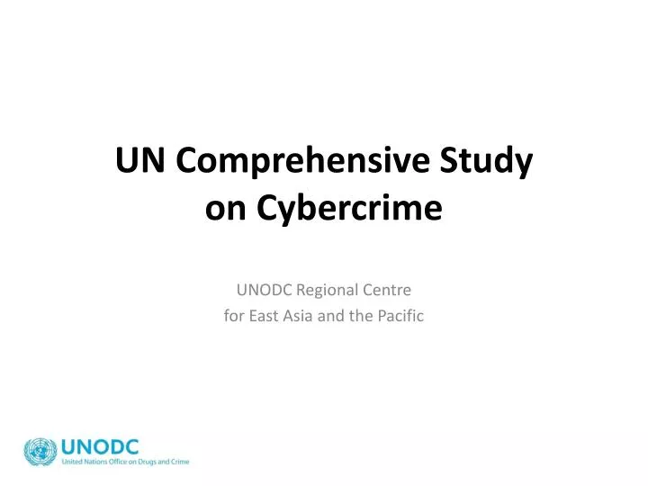 un comprehensive study on cybercrime