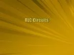 RLC Circuits - slide 1