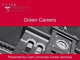 Green Careers