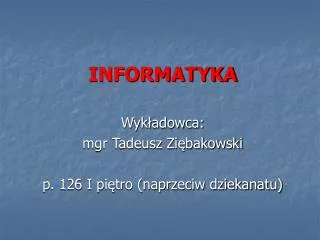 informatyka