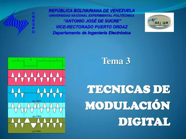 tema 3 tecnicas de modulaci n digital