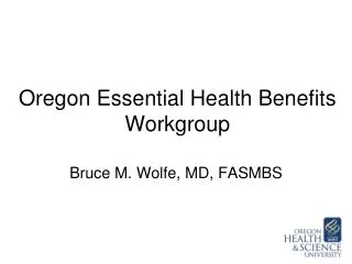 Oregon Essential Health Benefits Workgroup
