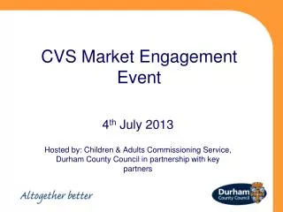 CVS Market Engagement Event