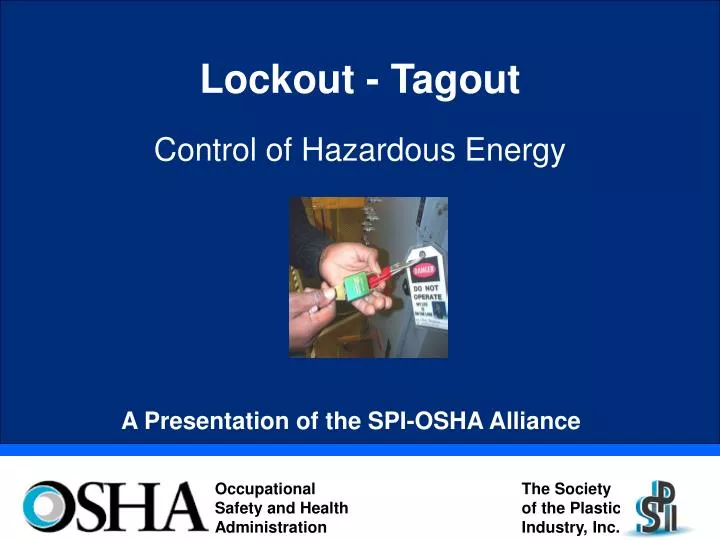 a presentation of the spi osha alliance